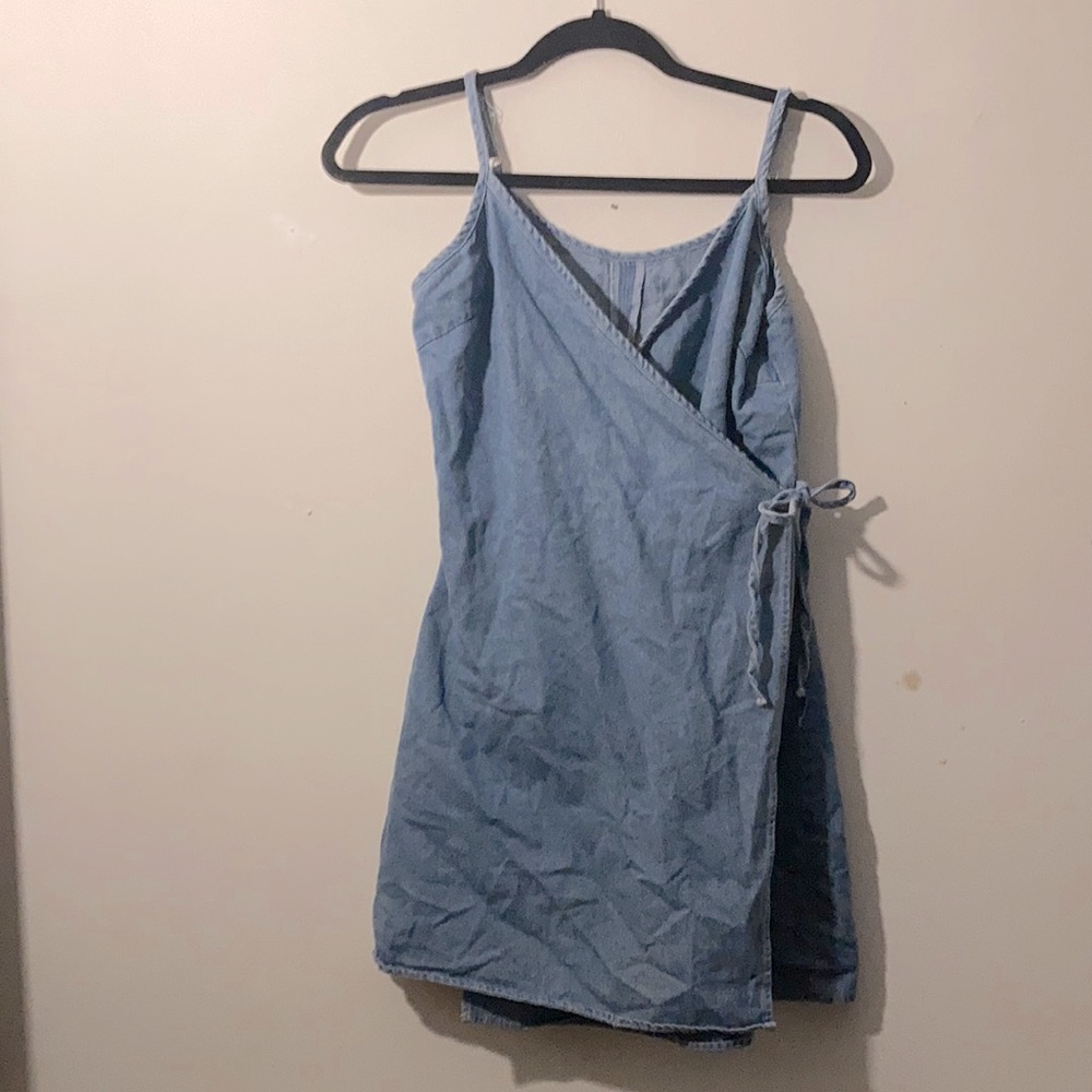 Denim Wrap dress